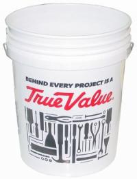 TrueValue PE ペール缶 18L ホワイト